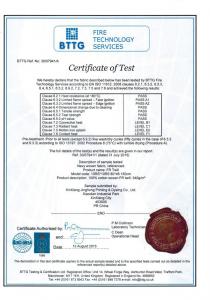 BTTG-EN11612证书